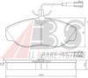PEUGE 425224 Brake Pad Set, disc brake